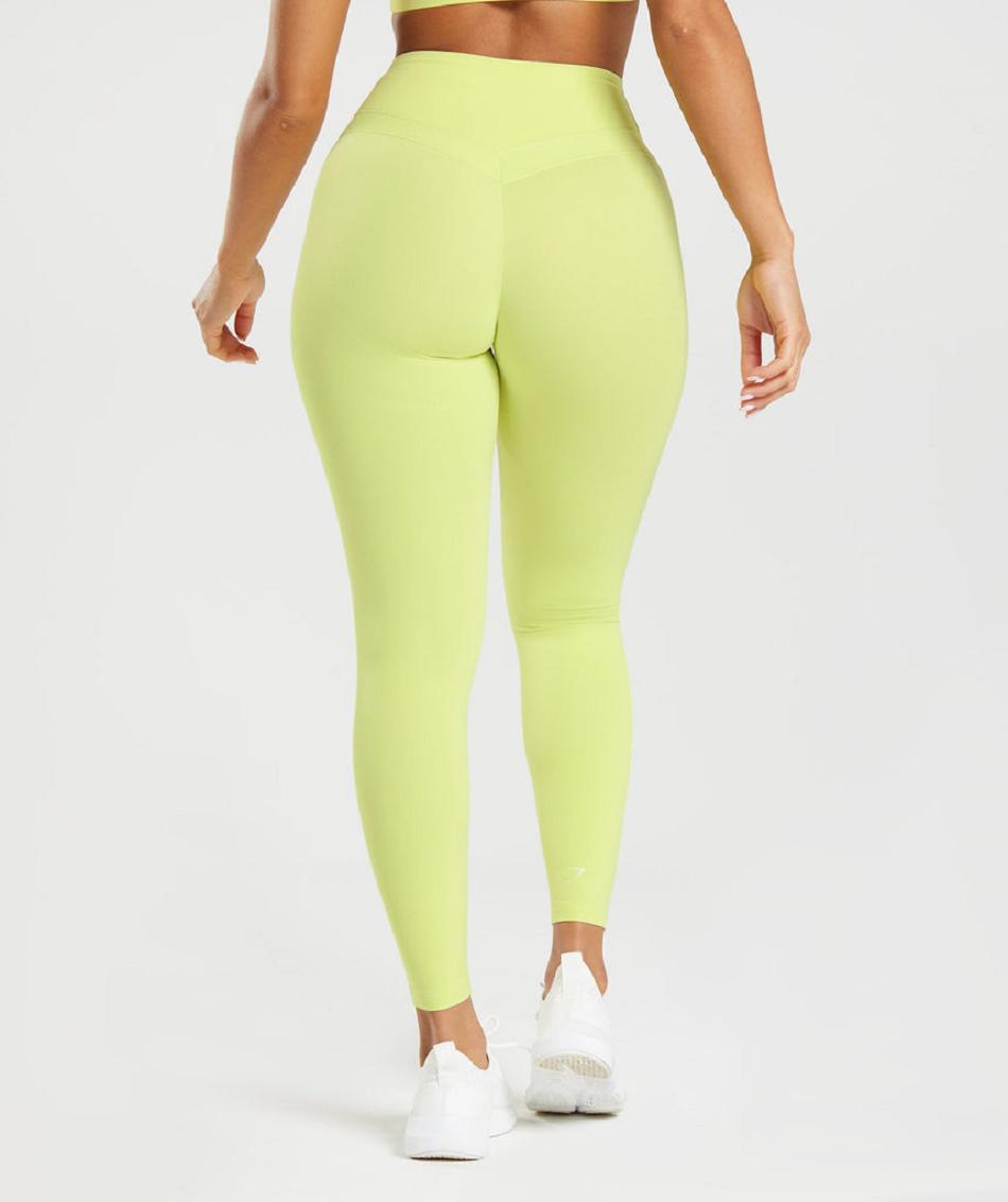 Leggins Gymshark Whitney High Rise Mujer Verde | CO 2912HAP